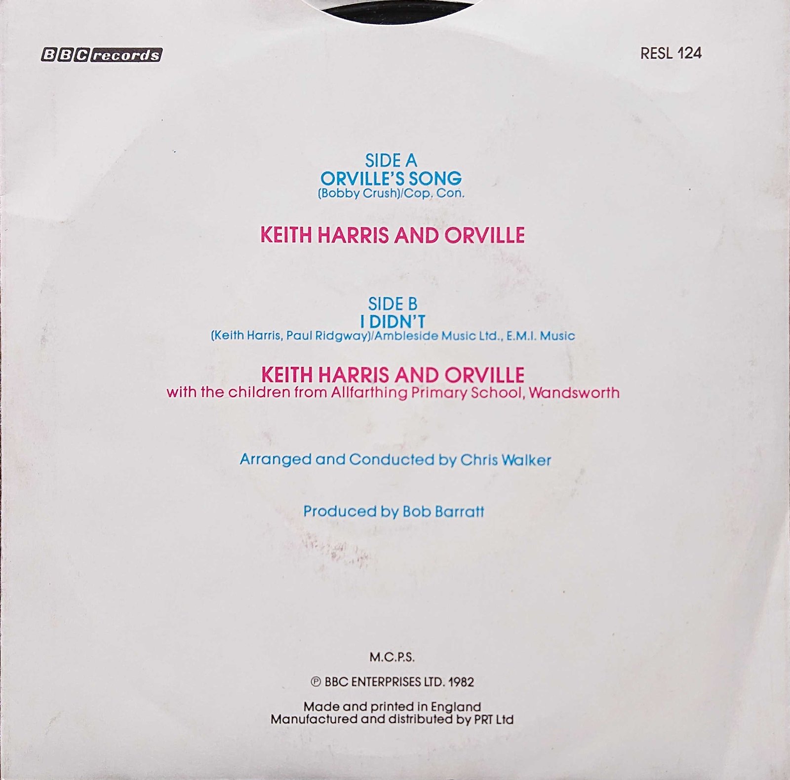 Back cover of RESL 124-iD